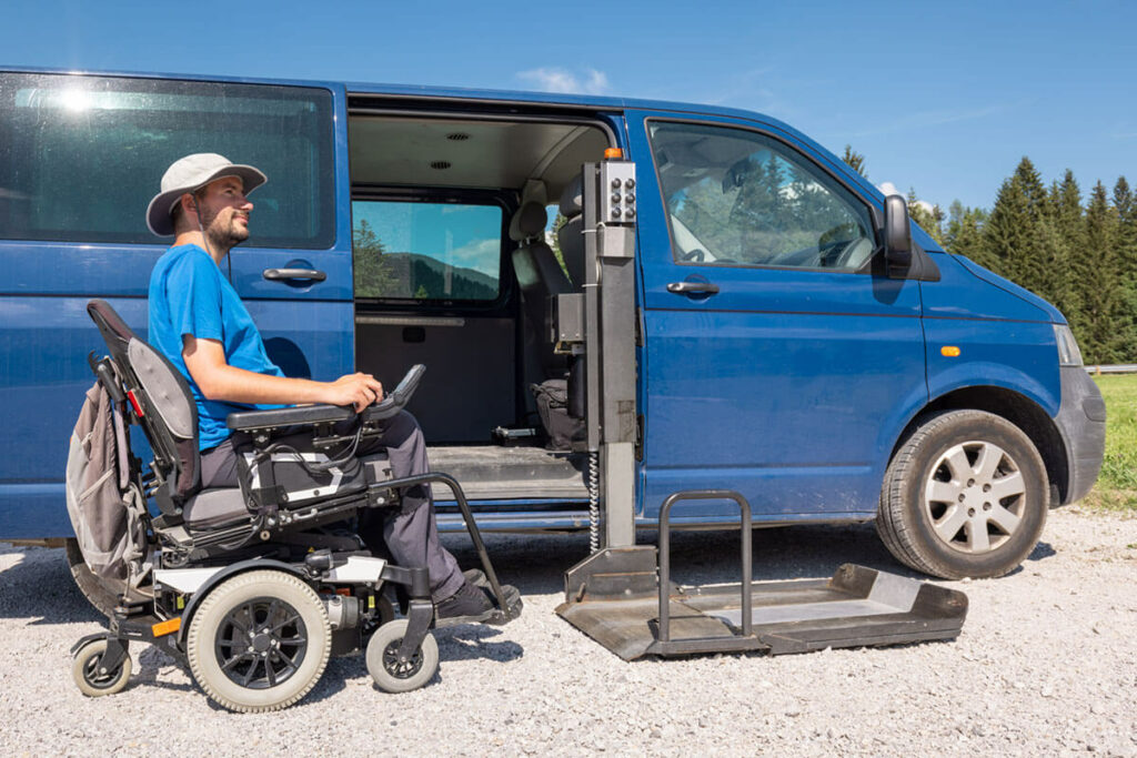 hydraulic wheelchair car lift